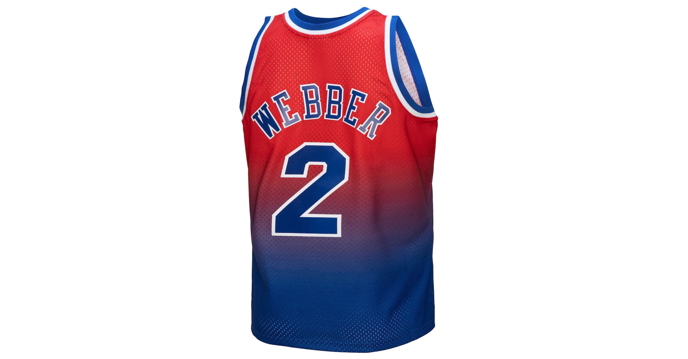 Hardwood Classic Teams Chris Webber Washington Bullets 1994/95 Hardwood Classics Fadeaway Swingman Player Jersey