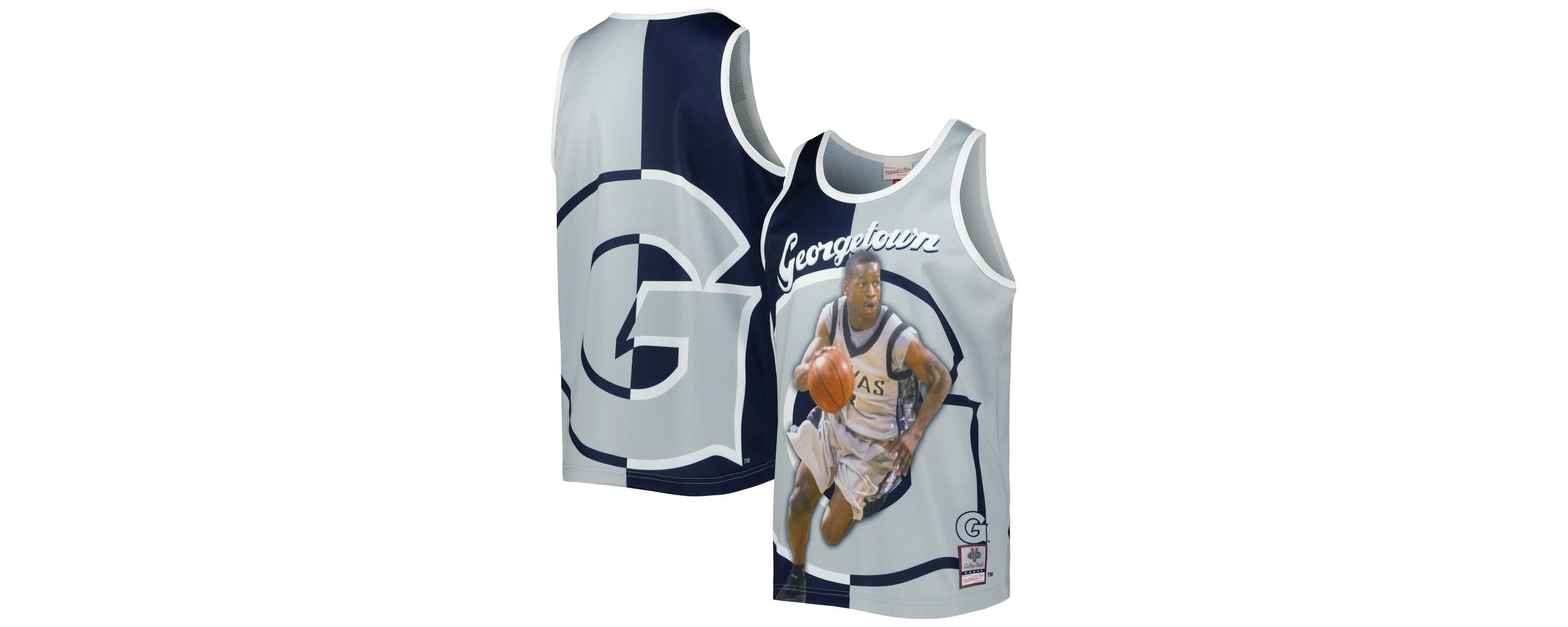 NCAA Allen Iverson Georgetown Hoyas Sublimated Player Tank Top