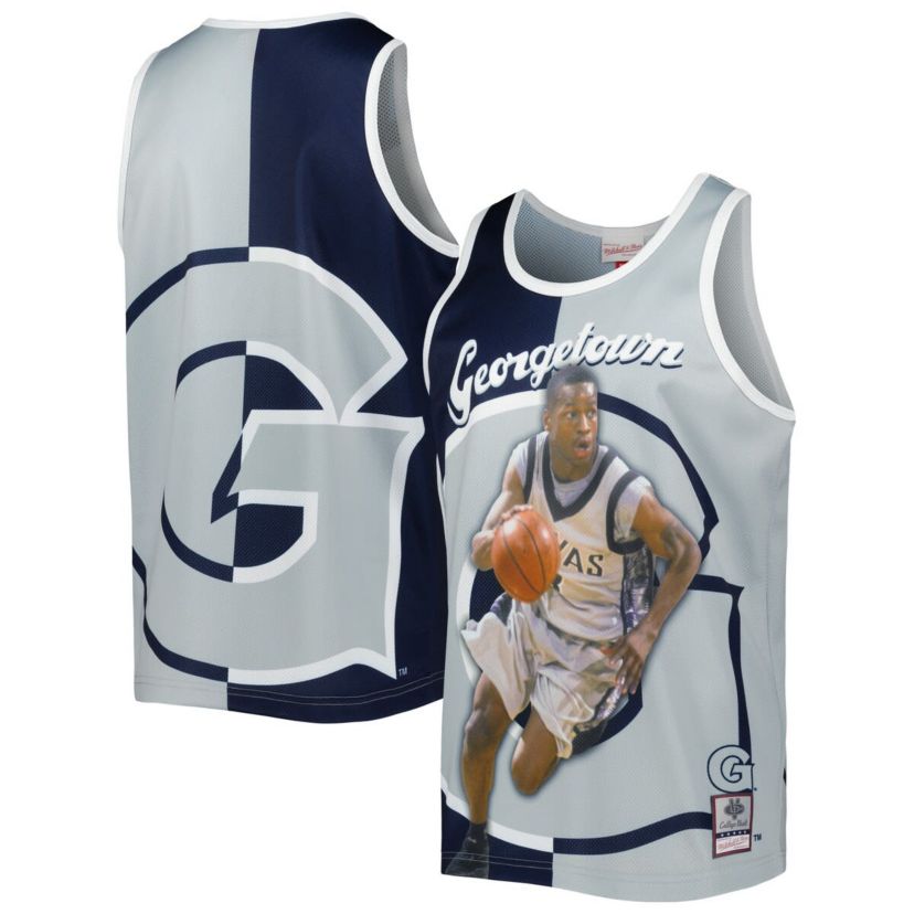 NCAA Allen Iverson Georgetown Hoyas Sublimated Player Tank Top