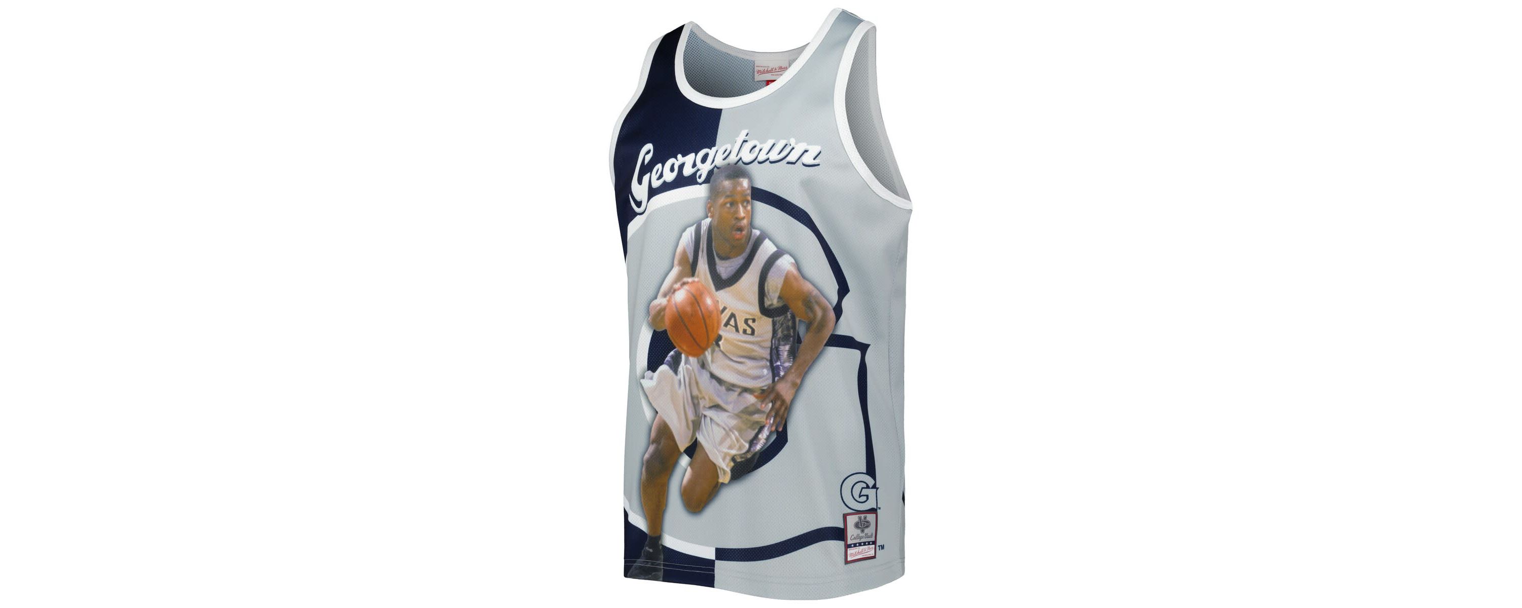 NCAA Allen Iverson Georgetown Hoyas Sublimated Player Tank Top