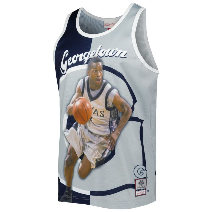 NCAA Allen Iverson Georgetown Hoyas Sublimated Player Tank Top