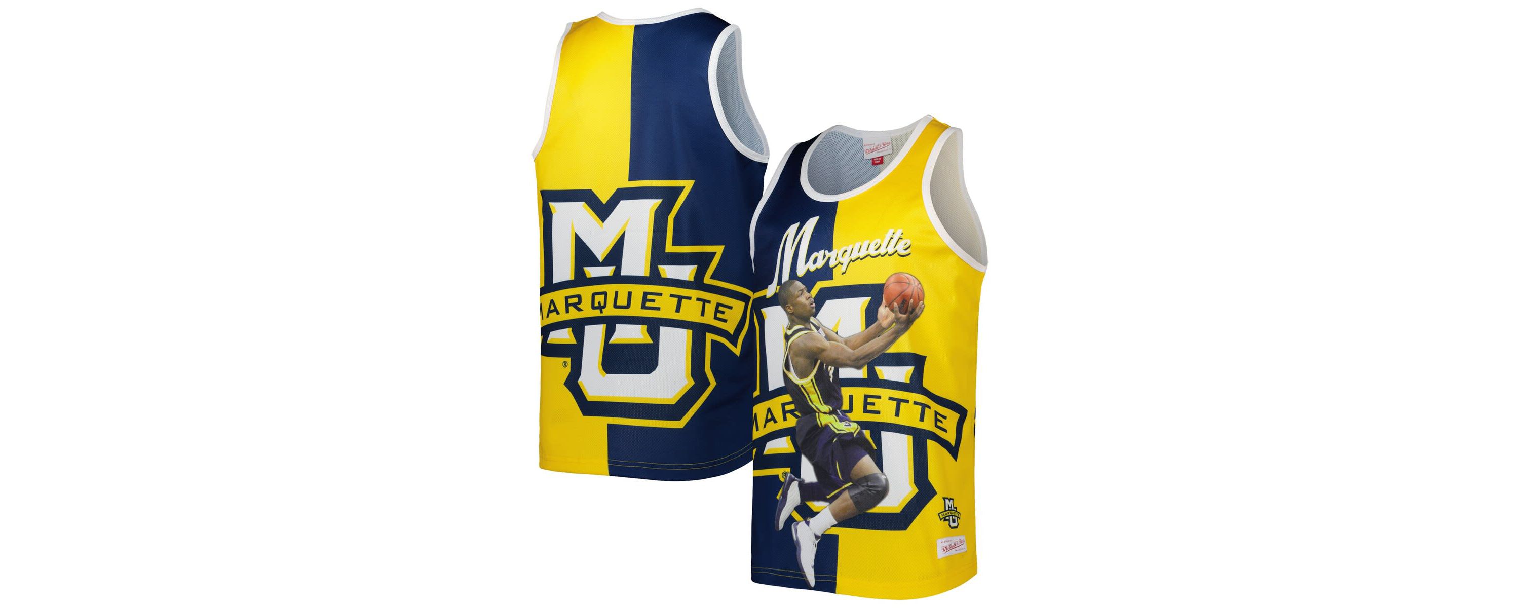 NCAA Dwyane Wade Marquette Golden Eagles Sublimated Player Tank Top