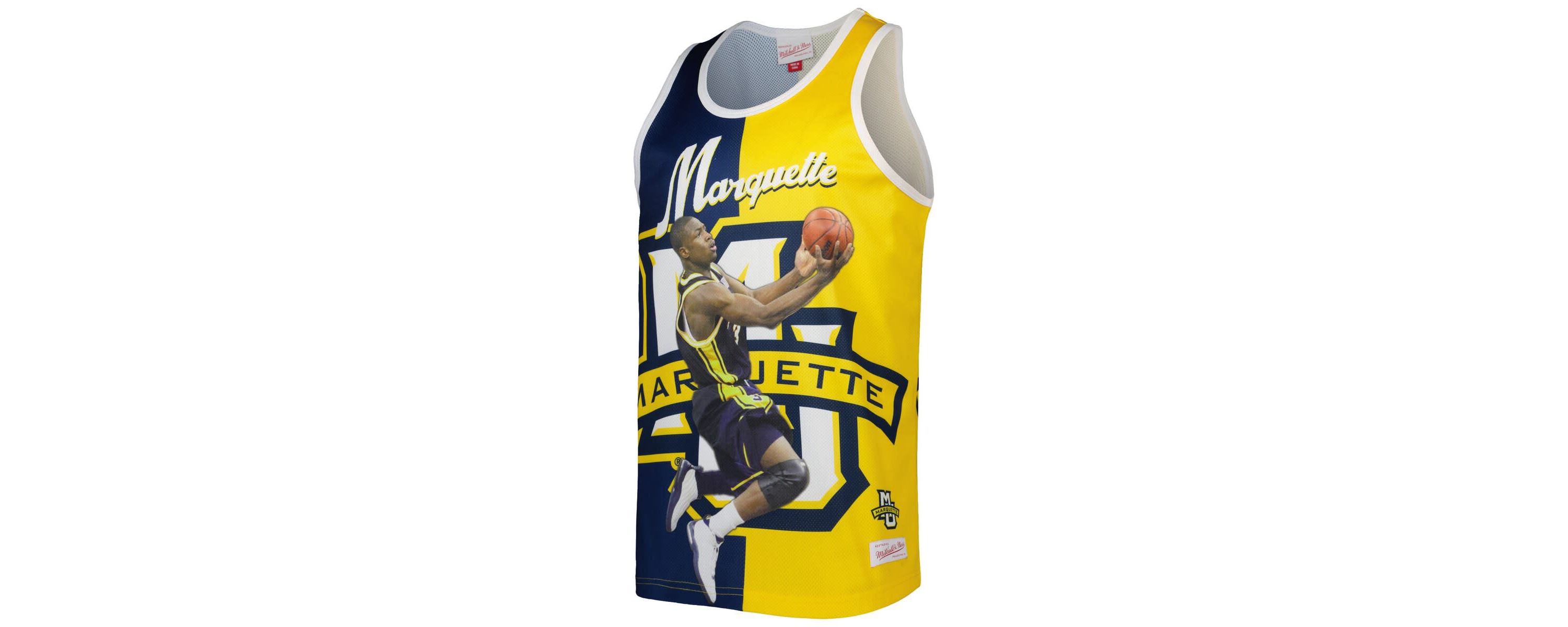 NCAA Dwyane Wade Marquette Golden Eagles Sublimated Player Tank Top