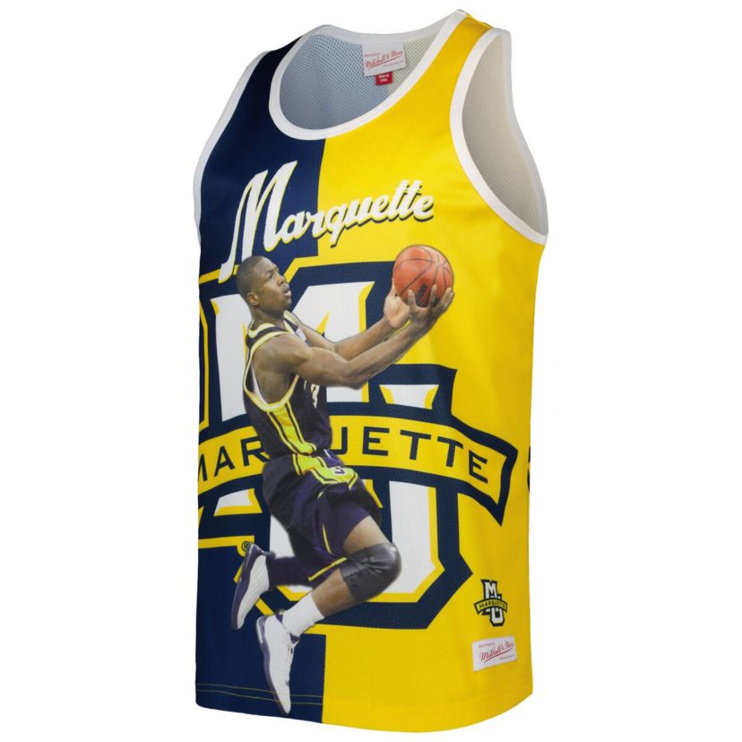 NCAA Dwyane Wade Marquette Golden Eagles Sublimated Player Tank Top
