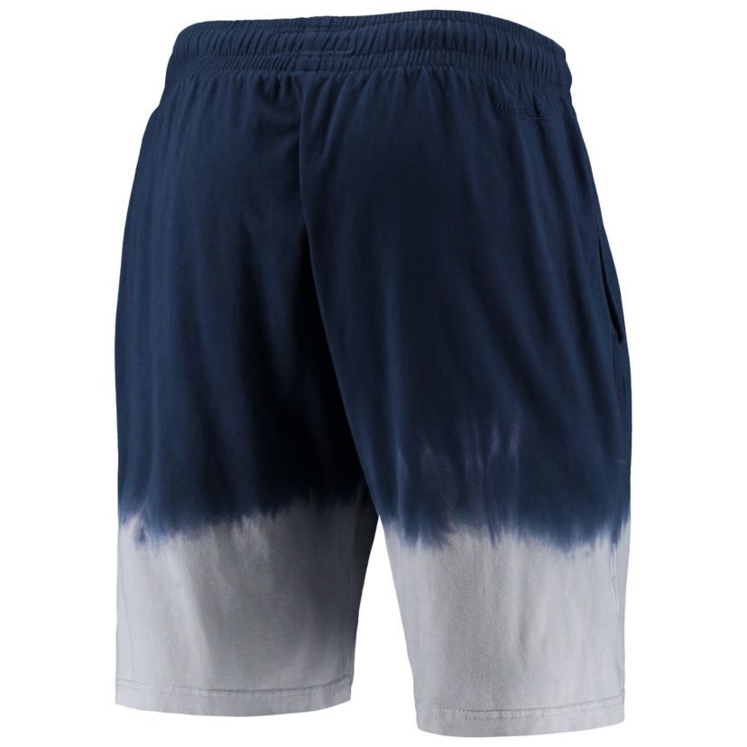 NCAA Navy/Gray Georgetown Hoyas Tie-Dye Shorts