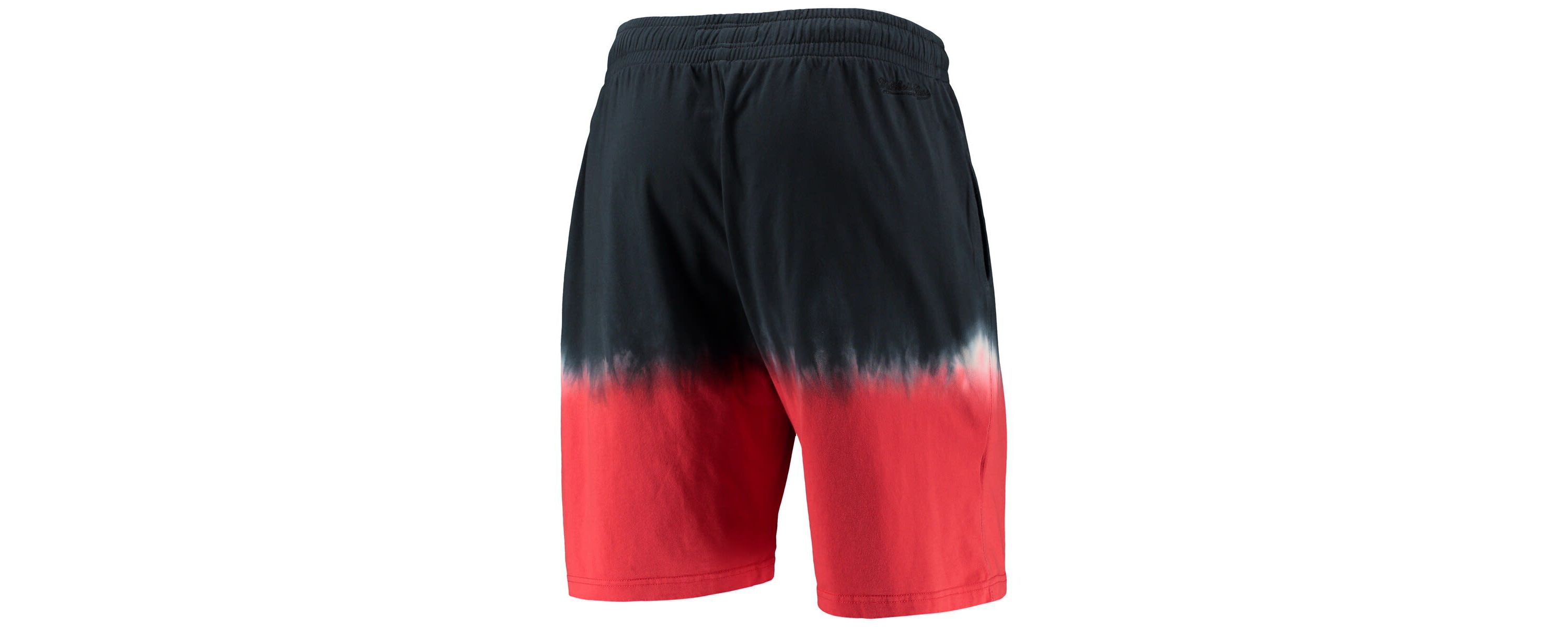 NCAA Black/Scarlet Ohio State Buckeyes Tie-Dye Shorts