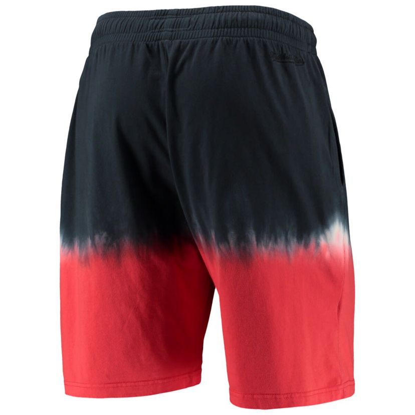 NCAA Black/Scarlet Ohio State Buckeyes Tie-Dye Shorts