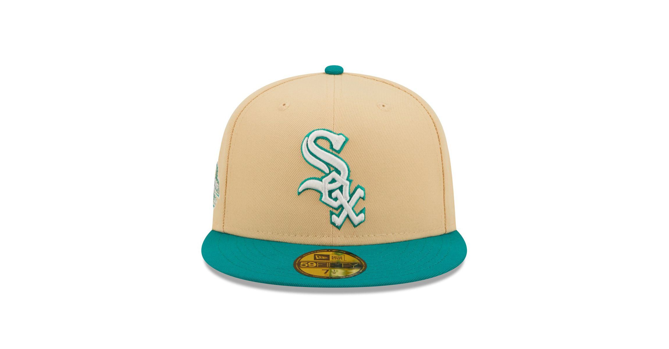 Chicago White Sox MLB Natural/Teal Chicago Sox Mango Forest 59FIFTY fitted hat