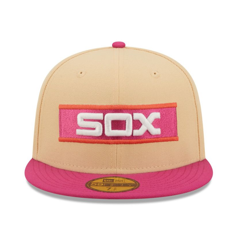 Chicago White Sox MLB Orange/Pink Chicago Sox 1933 MLB All-Star Game 50th Anniversary Mango Passion 59FIFTY Fitted Hat