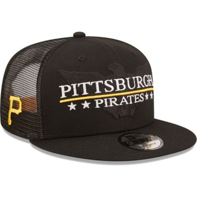 MLB Pittsburgh Pirates Patriot Trucker 9FIFTY Snapback Hat