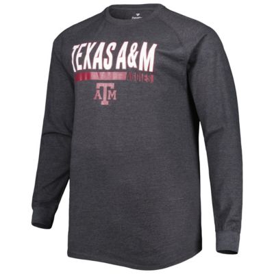 NCAA Texas A&M Aggies Big & Tall Two-Hit Long Sleeve T-Shirt