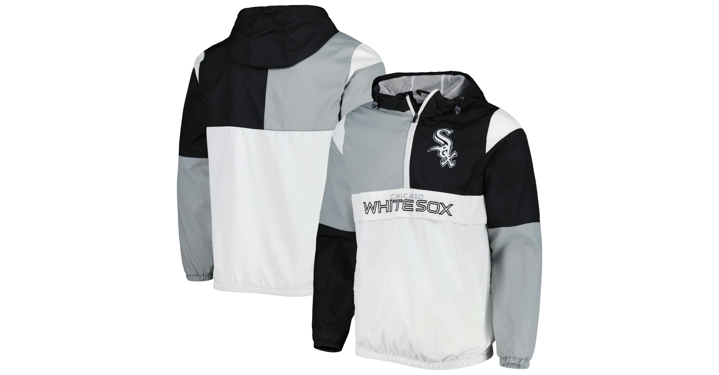 Chicago White Sox MLB Chicago Sox Fair Catch Half-Zip Hoodie