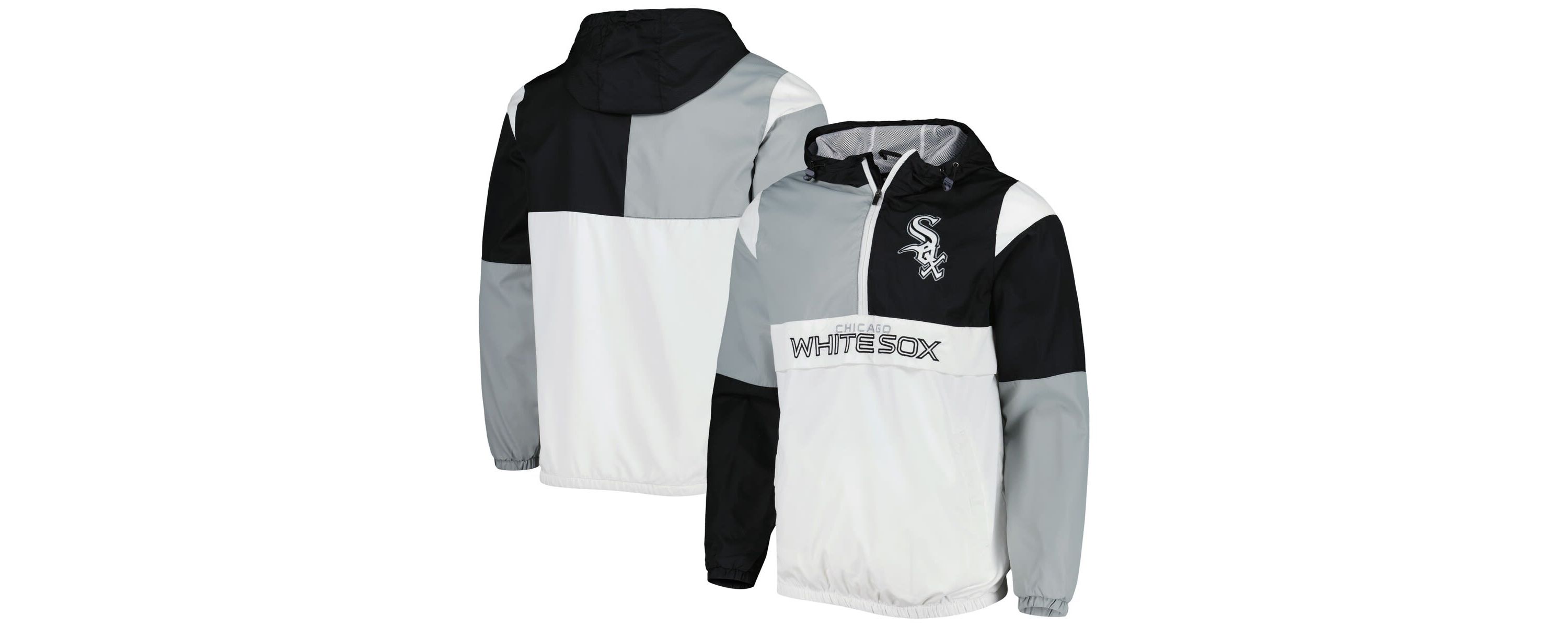 Chicago White Sox MLB Chicago Sox Fair Catch Half-Zip Hoodie