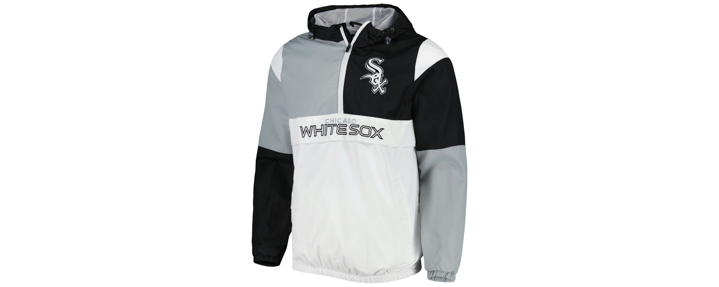 Chicago White Sox MLB Chicago Sox Fair Catch Half-Zip Hoodie
