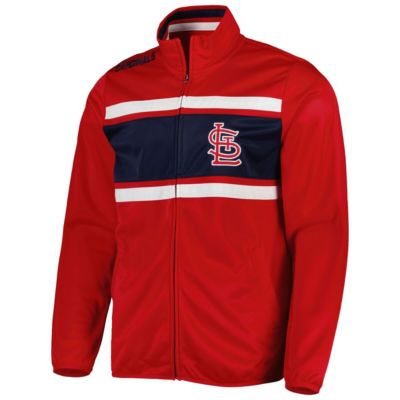 MLB St. Louis Cardinals Off Tackle Full-Zip Track Jacket