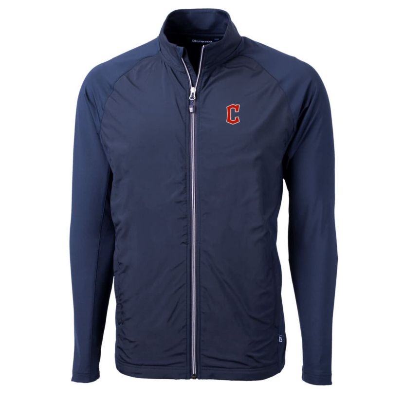 MLB Cleveland Guardians Big & Tall Adapt Eco Knit Full-Zip Jacket