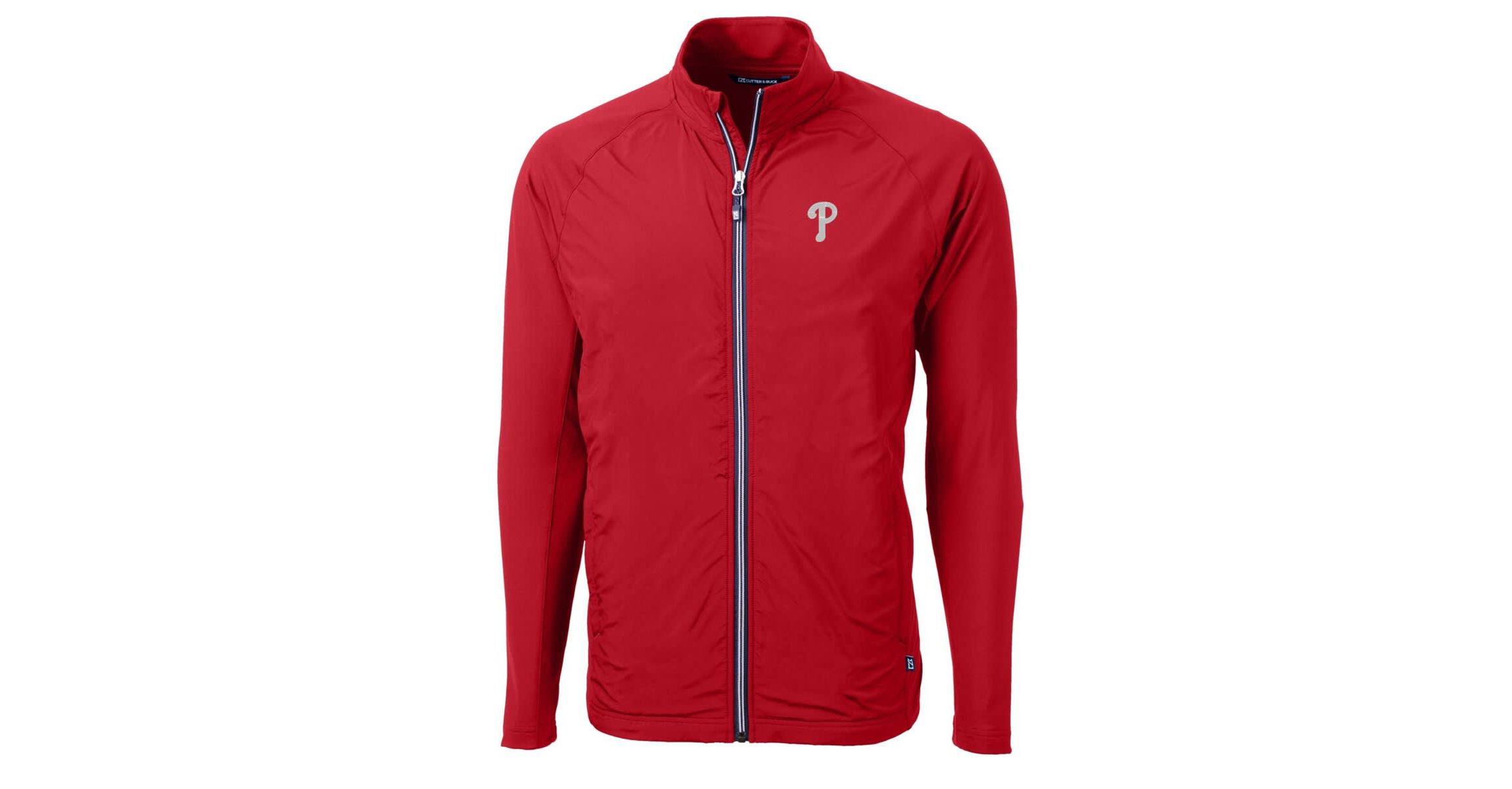 MLB Philadelphia Phillies Big & Tall Adapt Eco Knit Full-Zip Jacket