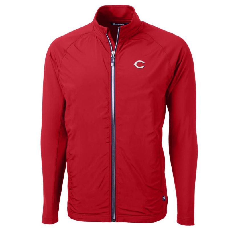 MLB Cincinnati Reds Big & Tall Adapt Eco Knit Full-Zip Jacket
