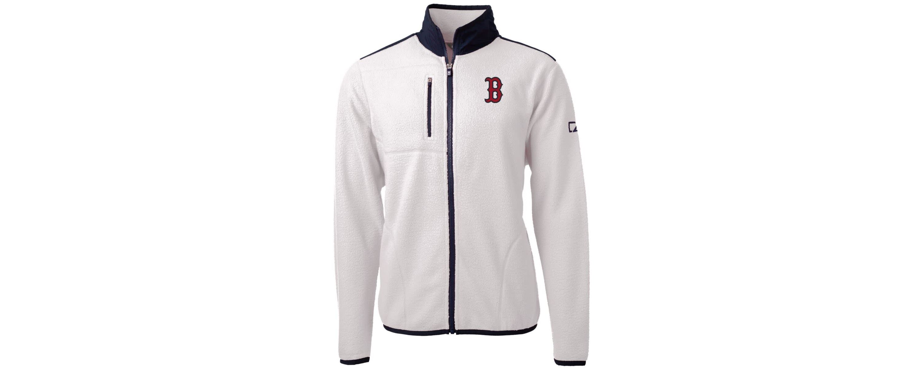 Boston Red Sox MLB Boston Sox Big & Tall Cascade Eco Sherpa Fleece Full-Zip Jacket