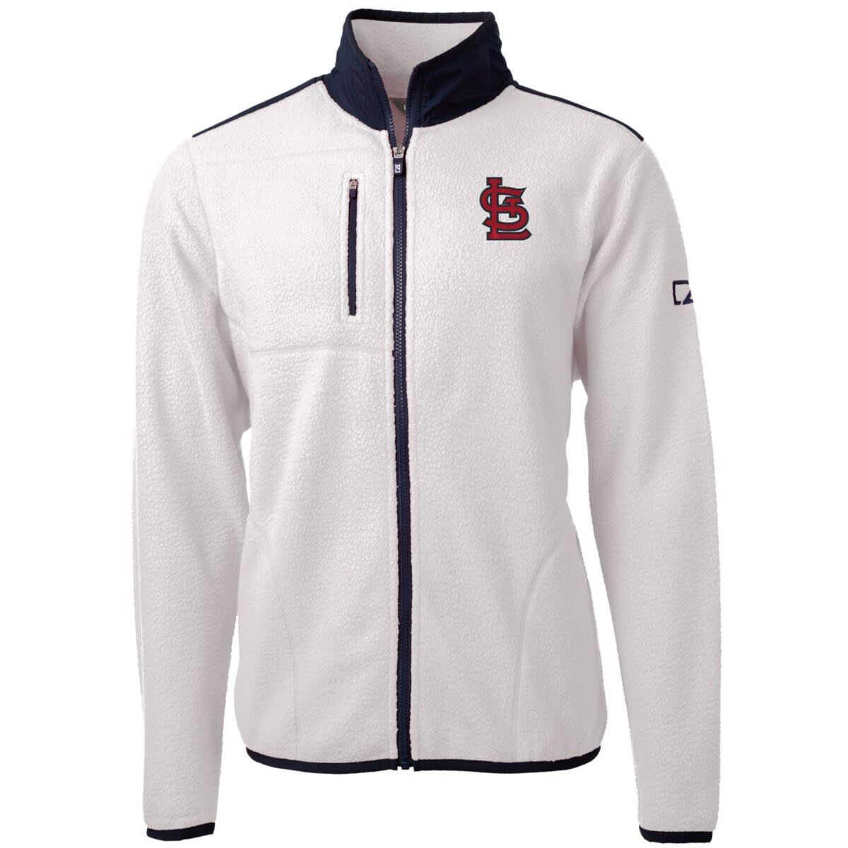 MLB St. Louis Cardinals Big & Tall Cascade Eco Sherpa Fleece Full-Zip Jacket