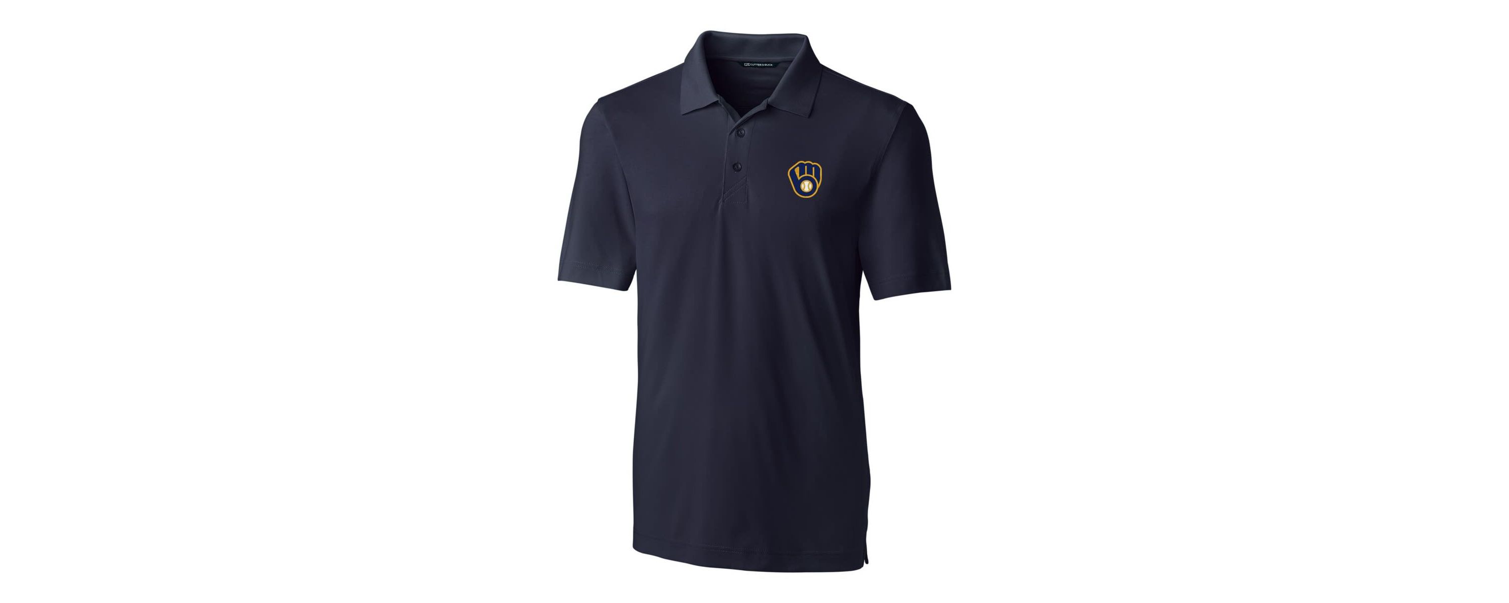 MLB Milwaukee Brewers Big & Tall Forge Stretch Polo