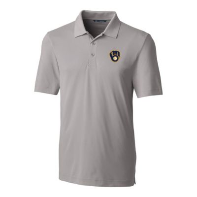 MLB Milwaukee Brewers Big & Tall Forge Stretch Polo