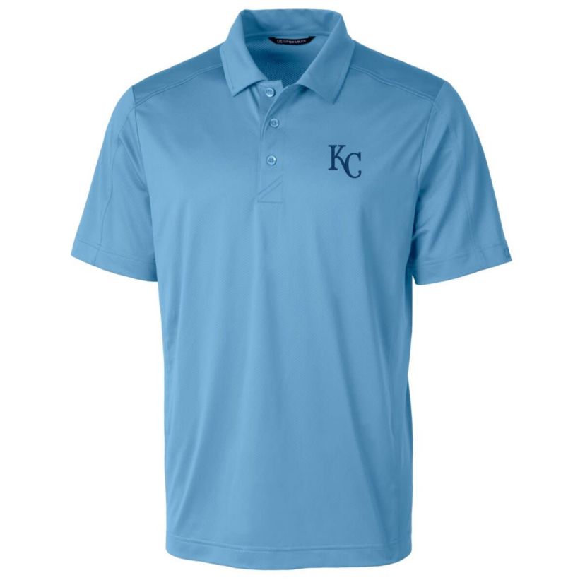 MLB Light Kansas City Royals Big & Tall Prospect Textured Stretch Polo