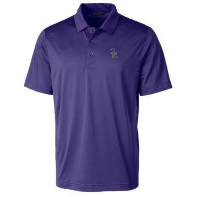 Cutter & Buck Men's MLB Colorado Rockies Big & Tall Prospect Textured Stretch Polo