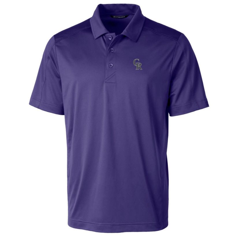 MLB Colorado Rockies Big & Tall Prospect Textured Stretch Polo