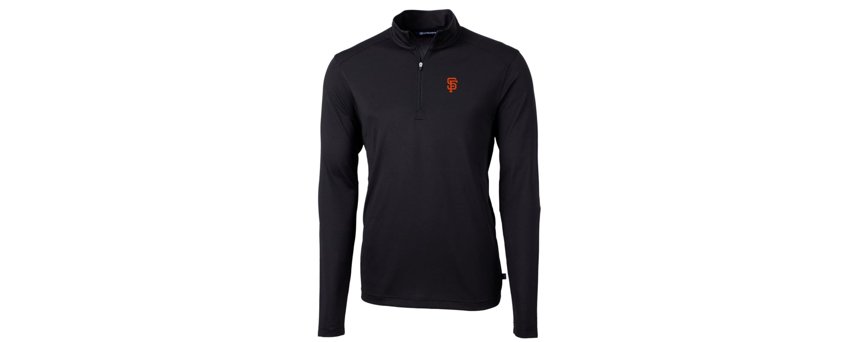 MLB San Francisco Giants Big & Tall Virtue Eco Pique Quarter-Zip Pullover Jacket