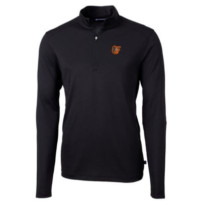 MLB Baltimore Orioles Big & Tall Virtue Eco Pique Quarter-Zip Pullover Jacket