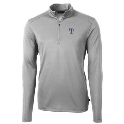 MLB Texas Rangers Big & Tall Virtue Eco Pique Quarter-Zip Pullover Jacket