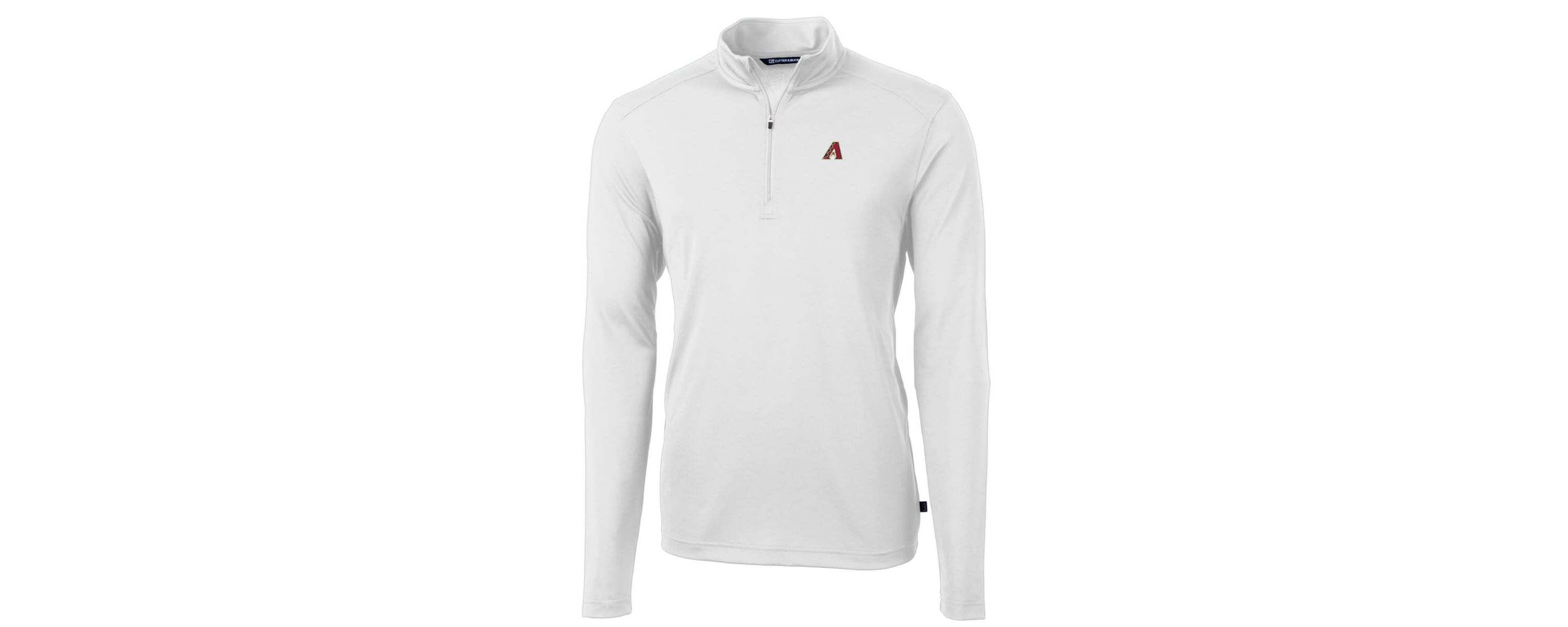 MLB Arizona Diamondbacks Big & Tall Virtue Eco Pique Quarter-Zip Pullover Jacket