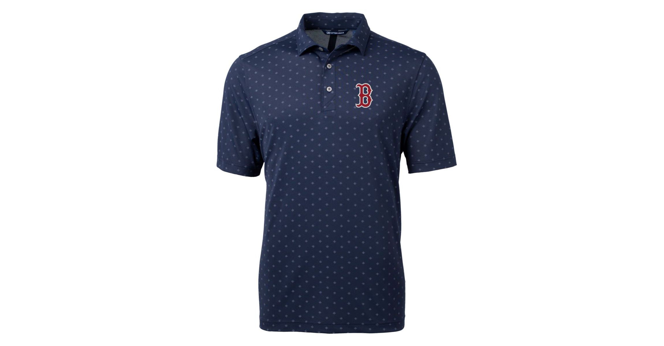 Boston Red Sox MLB Boston Sox Big & Tall Virtue Eco Pique Tile Print Polo