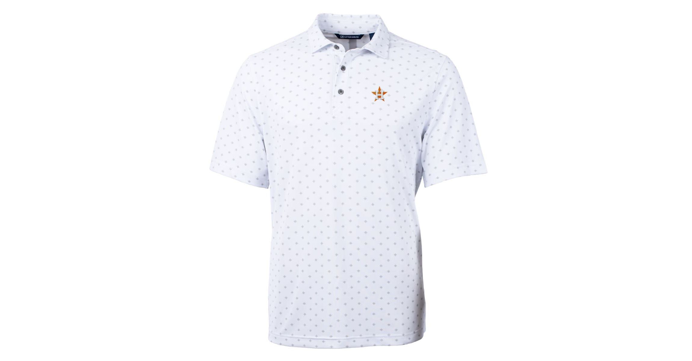 MLB Houston Astros Big & Tall Virtue Eco Pique Tile Print Polo