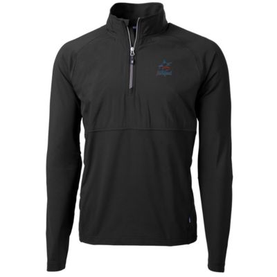 MLB Miami Marlins Adapt Eco Knit Hybrid Recycled Quarter-Zip Pullover Jacket