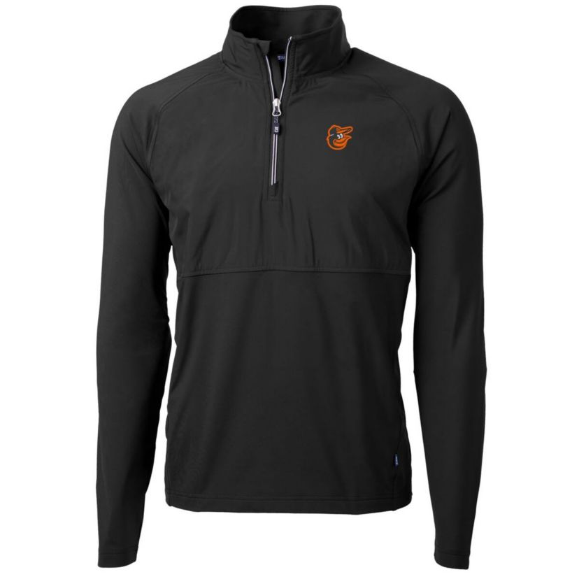 MLB Baltimore Orioles Adapt Eco Knit Hybrid Recycled Quarter-Zip Pullover Jacket