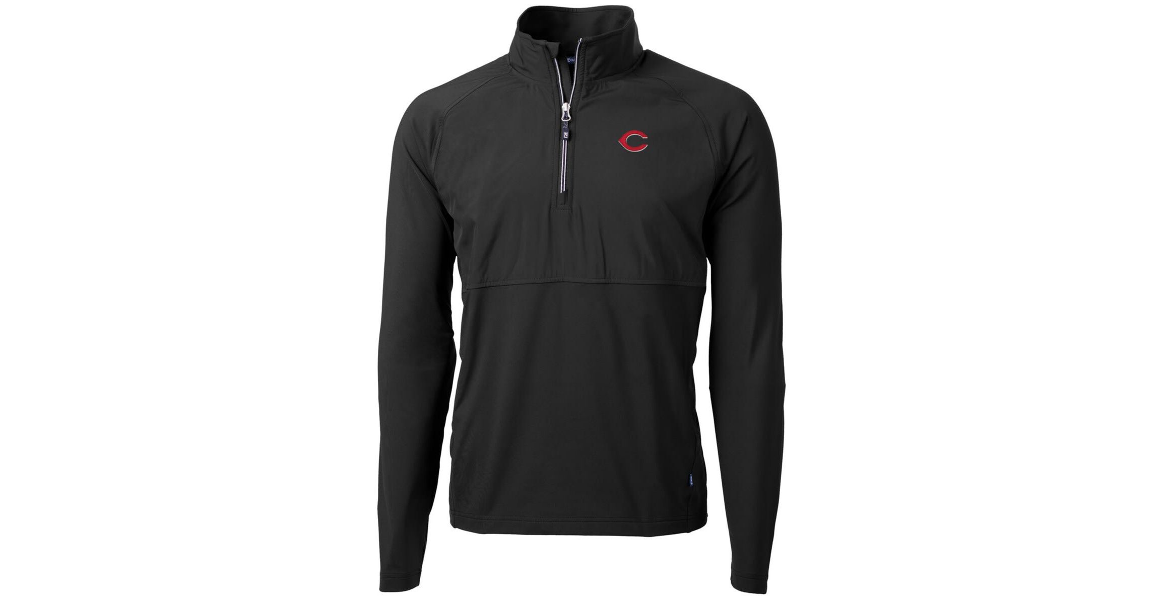 MLB Cincinnati Reds Adapt Eco Knit Hybrid Recycled Quarter-Zip Pullover Jacket