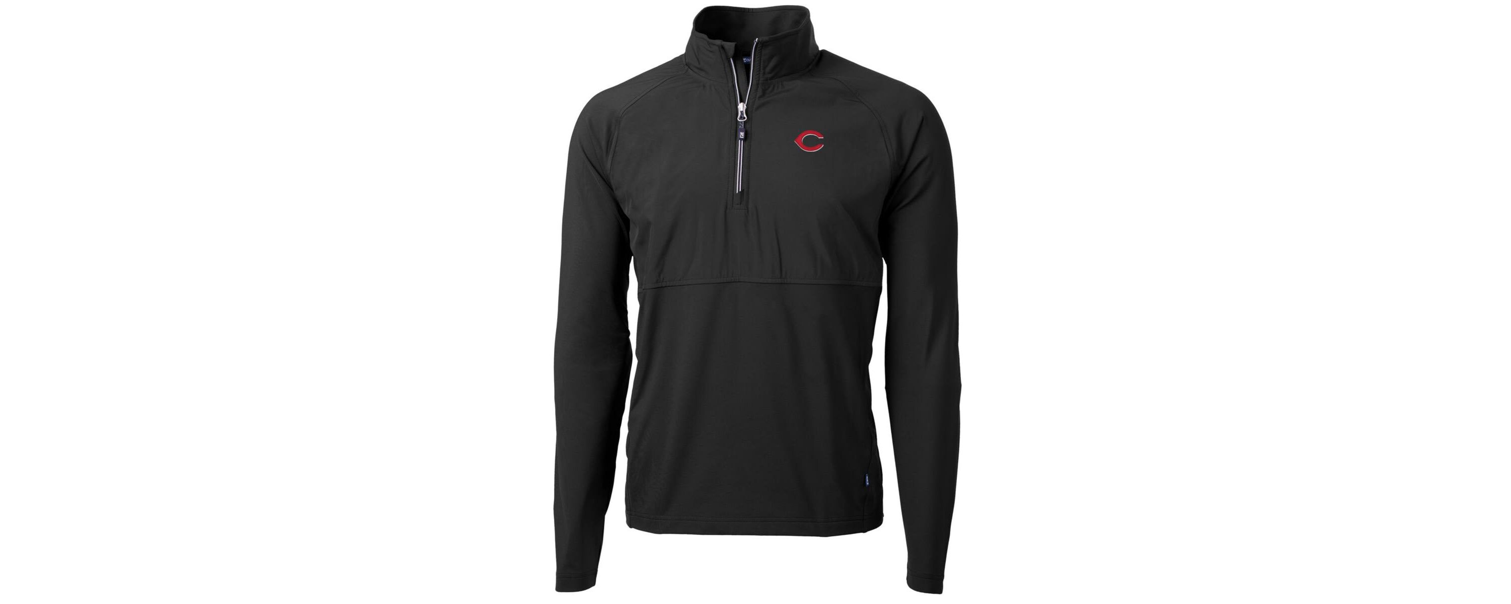 MLB Cincinnati Reds Adapt Eco Knit Hybrid Recycled Quarter-Zip Pullover Jacket