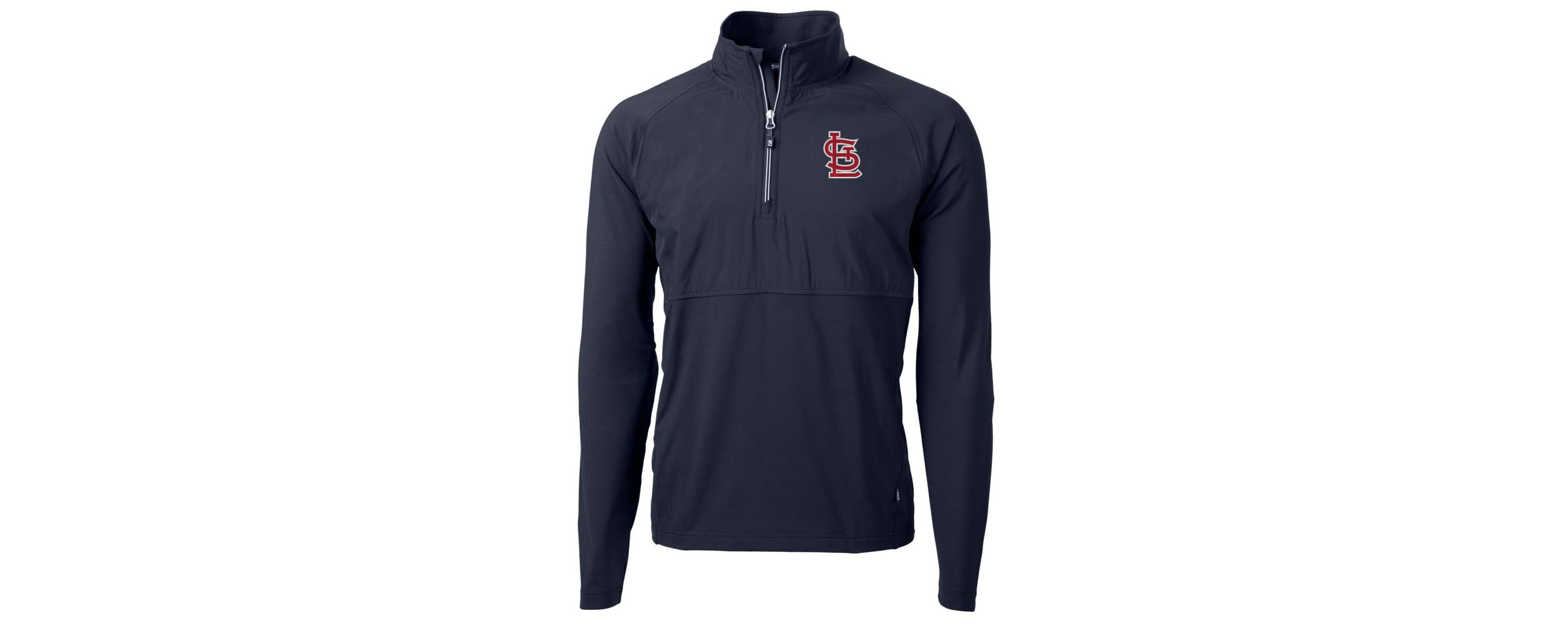 MLB St. Louis Cardinals Adapt Eco Knit Hybrid Recycled Quarter-Zip Pullover Jacket