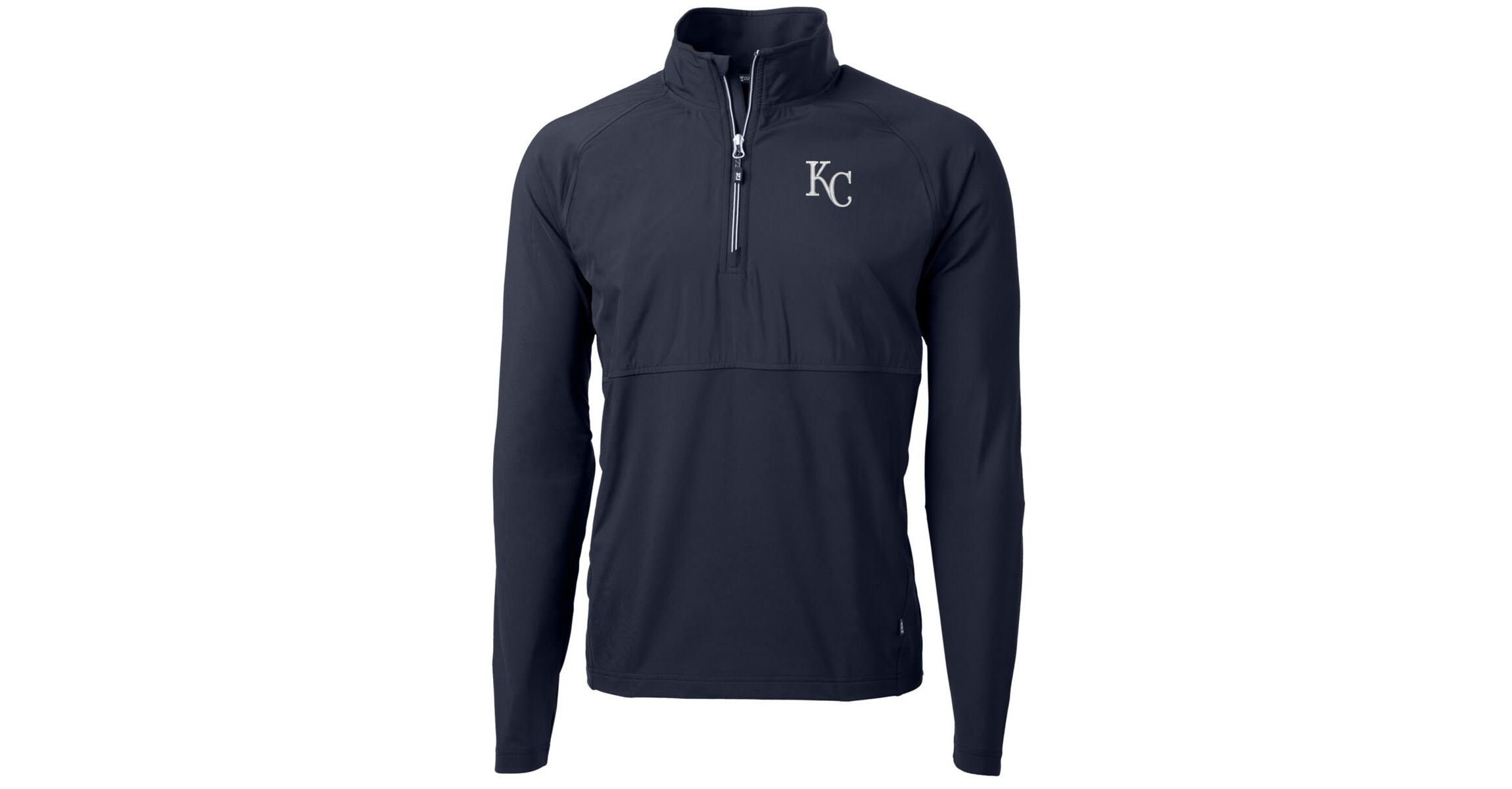 MLB Kansas City Royals Adapt Eco Knit Hybrid Recycled Quarter-Zip Pullover Jacket