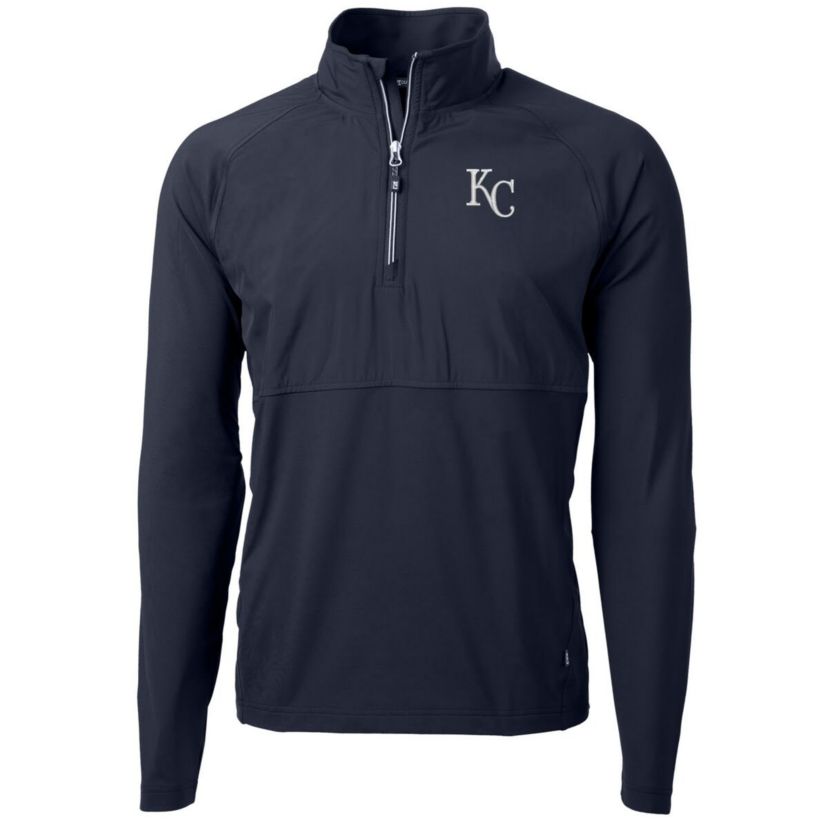 MLB Kansas City Royals Adapt Eco Knit Hybrid Recycled Quarter-Zip Pullover Jacket