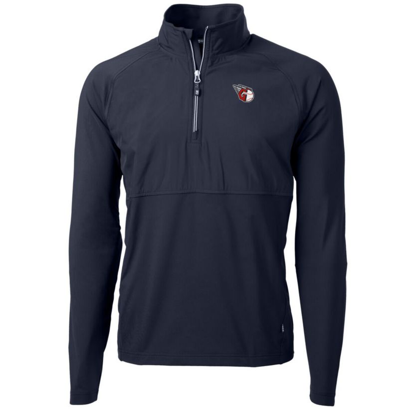 MLB Cleveland Guardians Adapt Eco Knit Hybrid Recycled Quarter-Zip Pullover Jacket