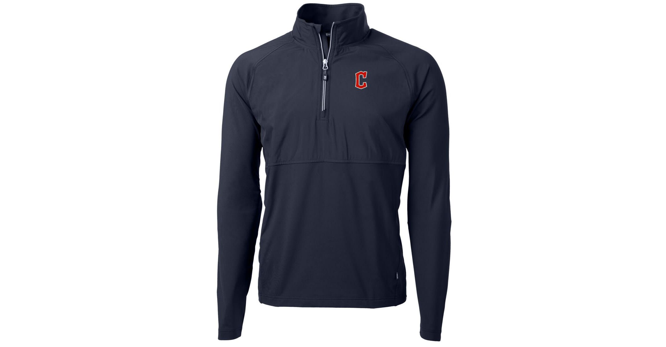 MLB Cleveland Guardians Adapt Eco Knit Hybrid Recycled Quarter-Zip Pullover Jacket