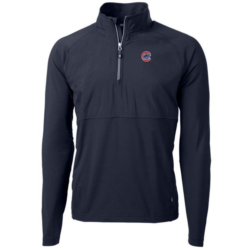 MLB Chicago Cubs Adapt Eco Knit Hybrid Recycled Quarter-Zip Pullover Jacket