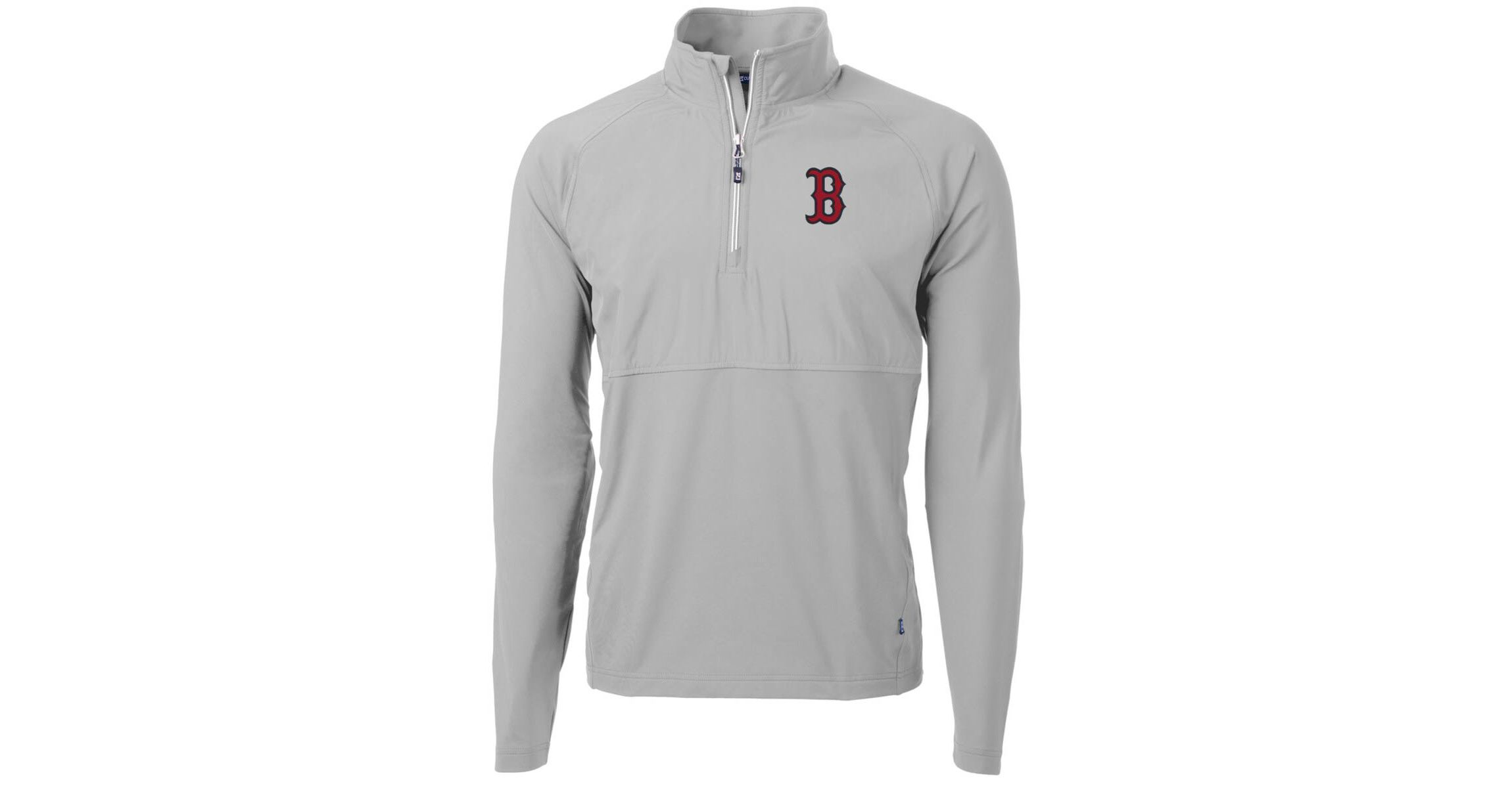 Boston Red Sox MLB Boston Sox Adapt Eco Knit Hybrid Recycled Quarter-Zip Pullover Jacket