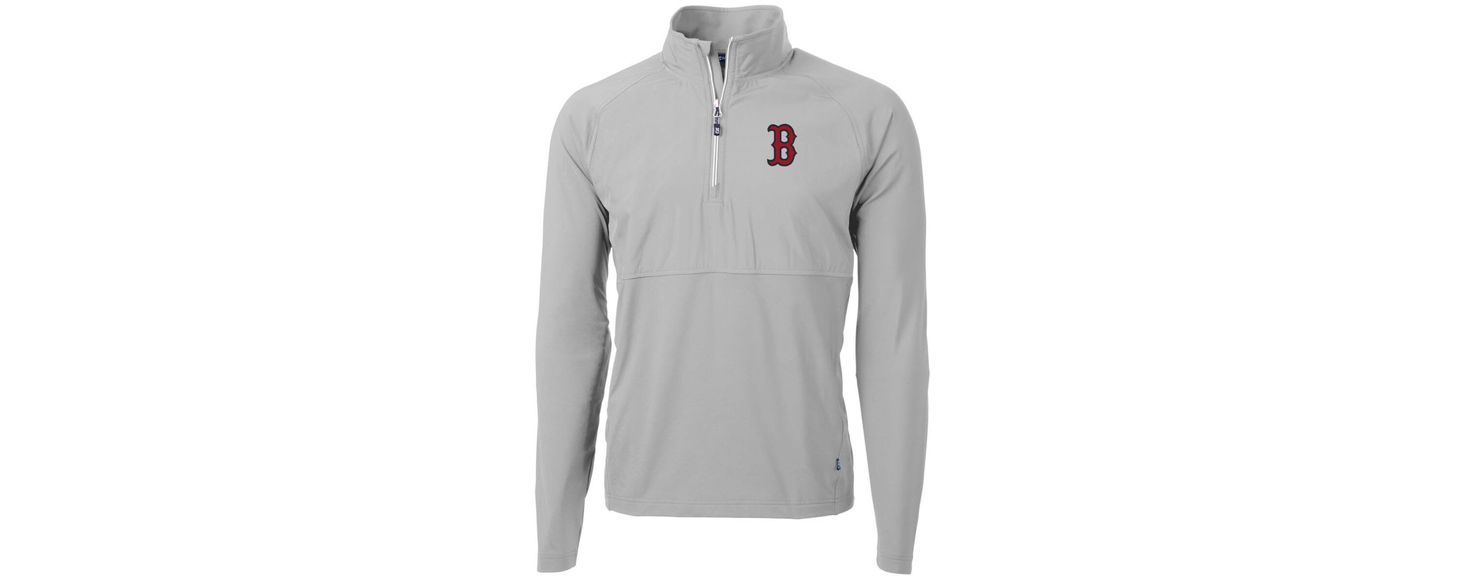 Boston Red Sox MLB Boston Sox Adapt Eco Knit Hybrid Recycled Quarter-Zip Pullover Jacket