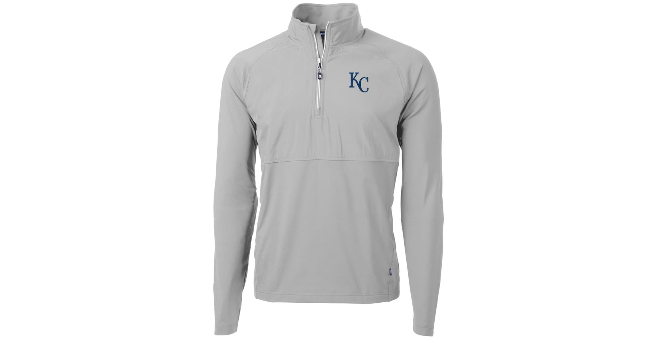 MLB Kansas City Royals Adapt Eco Knit Hybrid Recycled Quarter-Zip Pullover Jacket