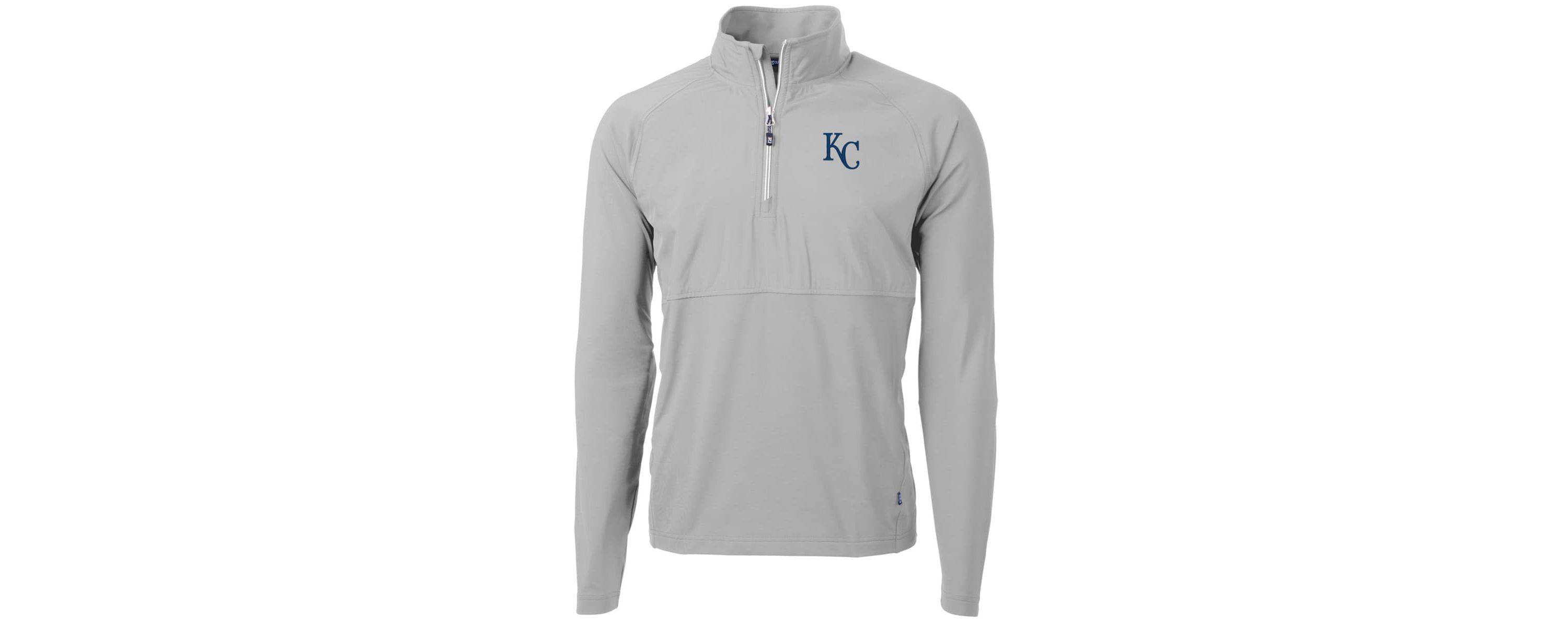 MLB Kansas City Royals Adapt Eco Knit Hybrid Recycled Quarter-Zip Pullover Jacket