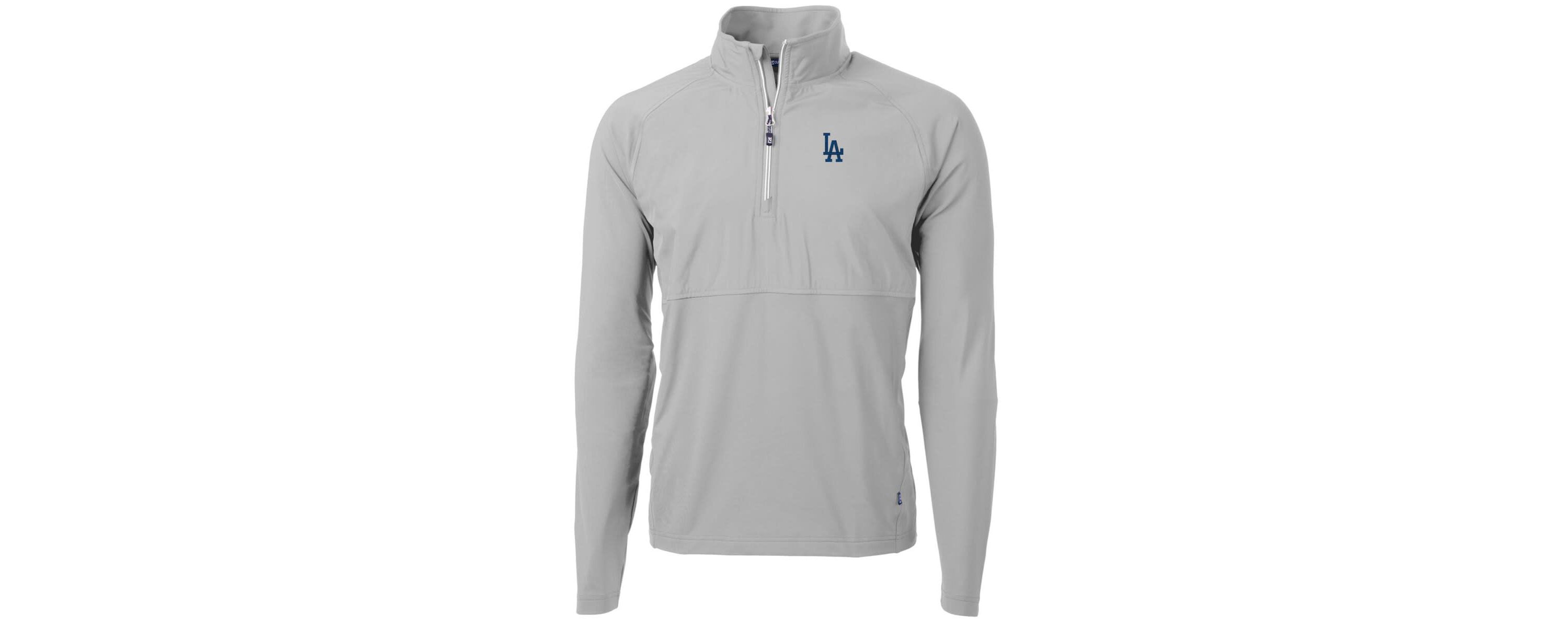 MLB Los Angeles Dodgers Adapt Eco Knit Hybrid Recycled Quarter-Zip Pullover Jacket